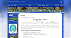 Desktop Screenshot of doctorhealernetworkaustralia.com